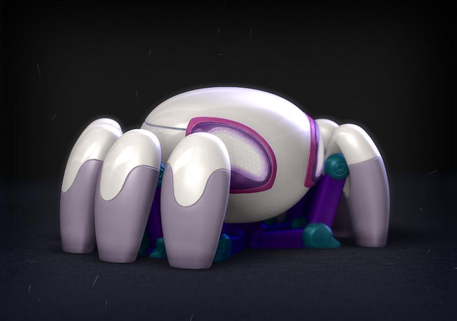 Twirl E Spiderbot 3d model