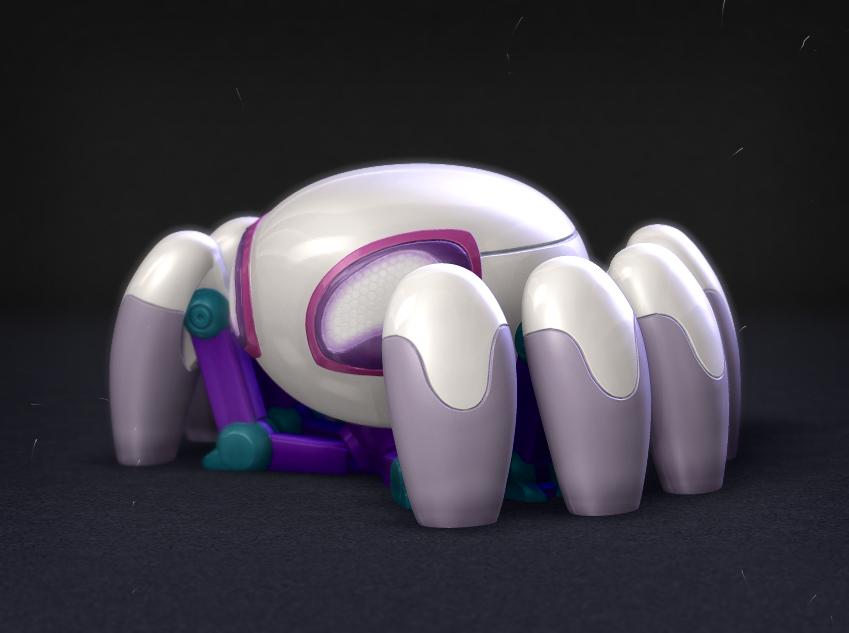 Twirl E Spiderbot 3d model