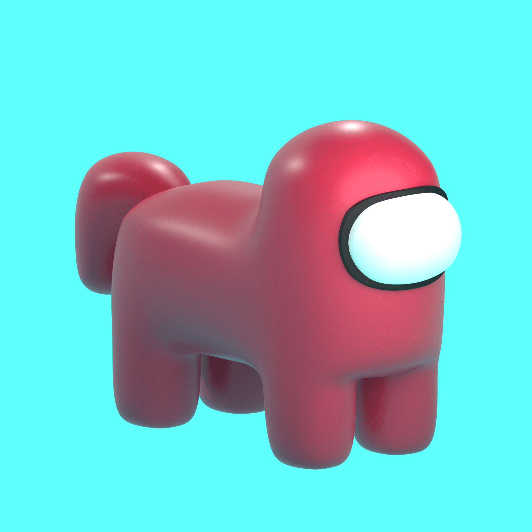 Among Us Horse 3d model