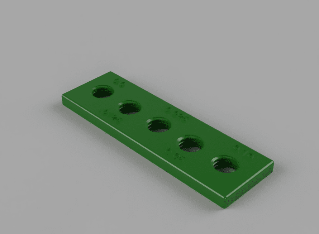 Screw Tolerance Test Kit + STEP FILE 3d model