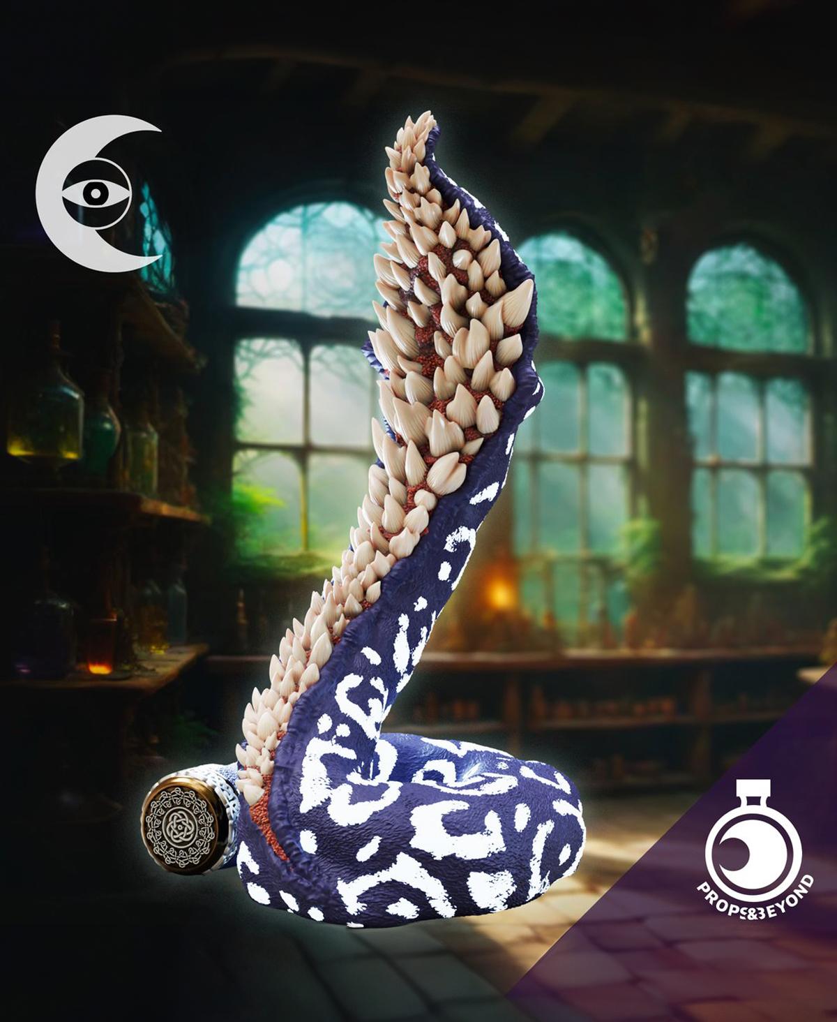 Displacing Shadowcat Tentacle - Monster Trophy 3d model