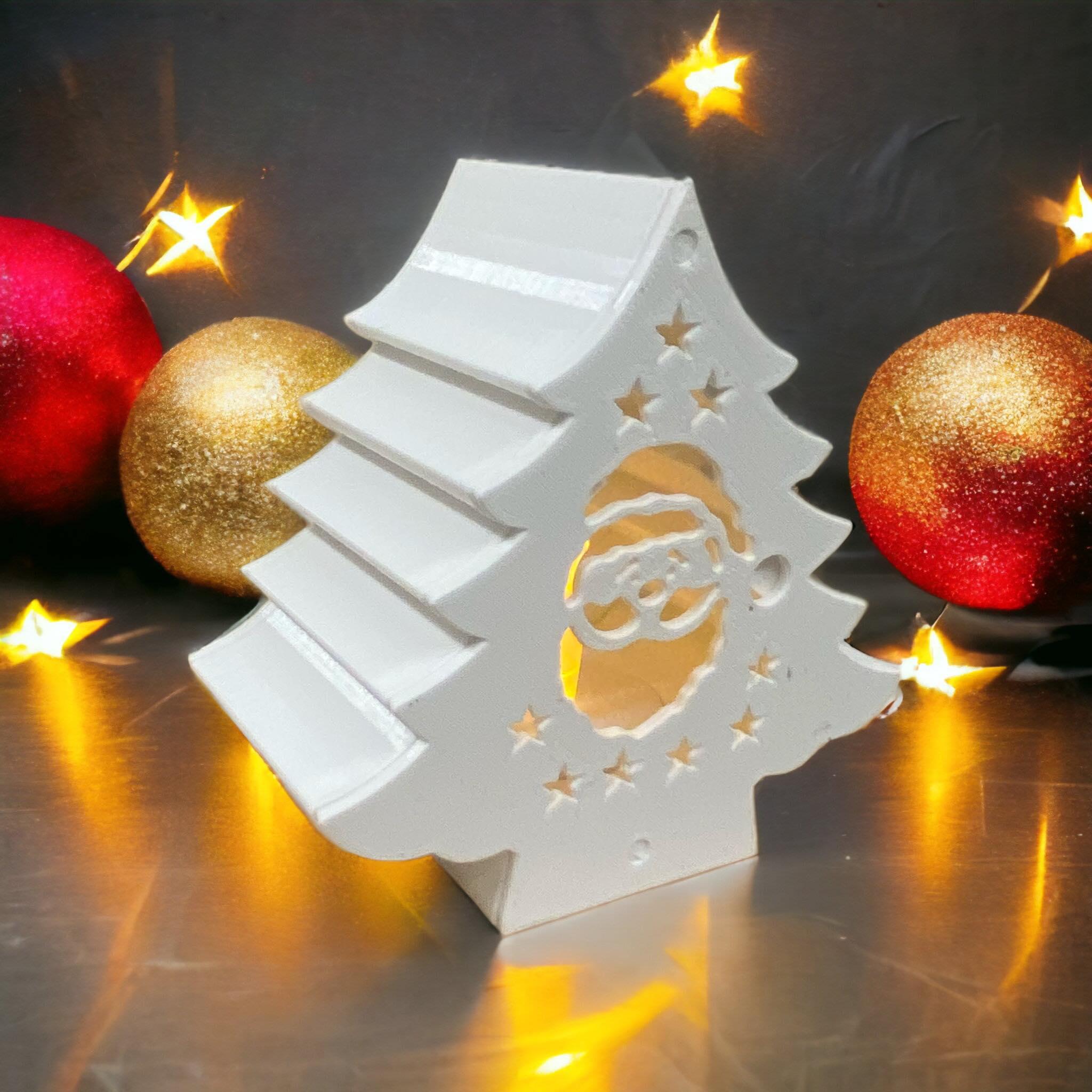 Christmas led tealight decoration 3d model