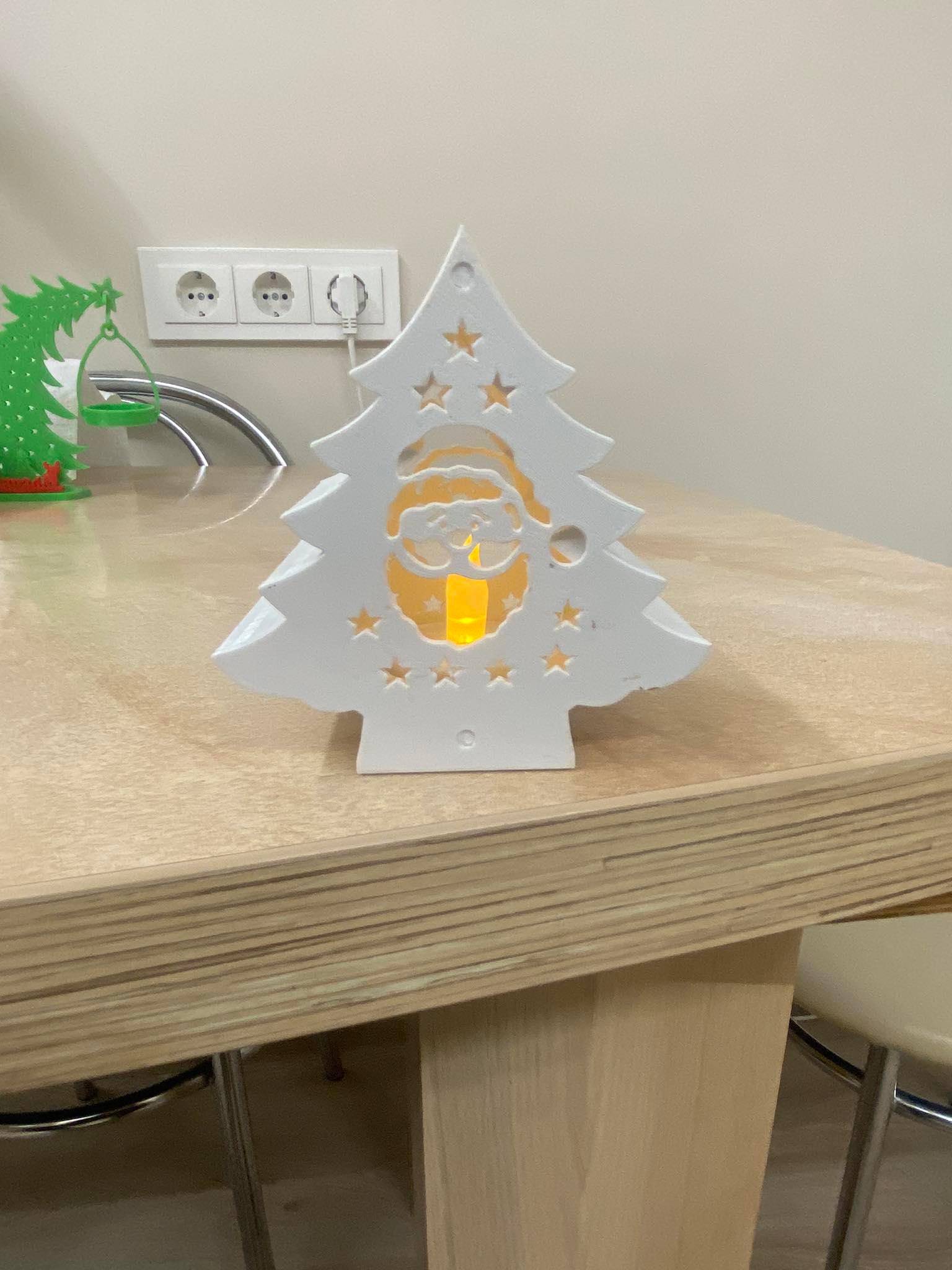 Christmas led tealight decoration 3d model