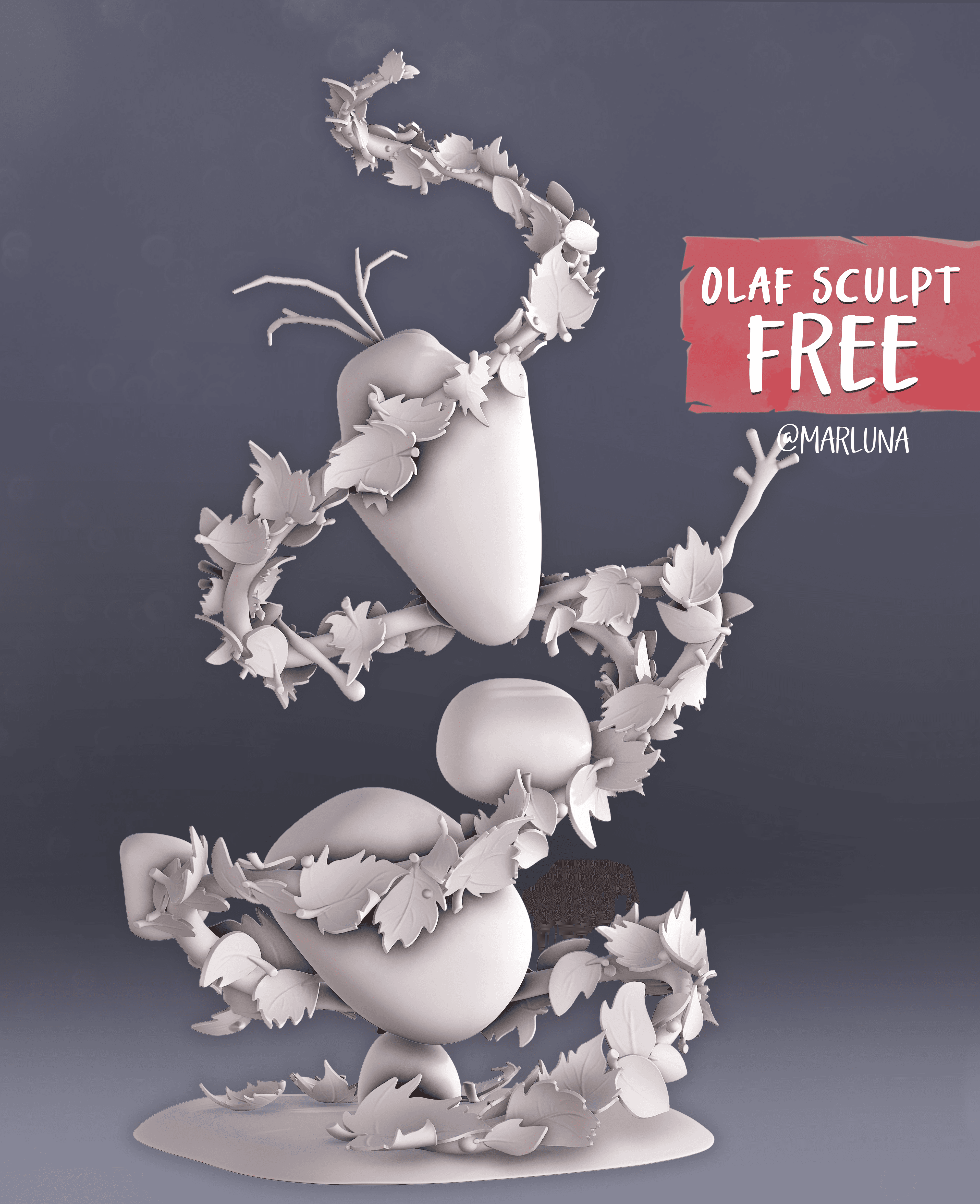 Olaf - Fan Art 3d model