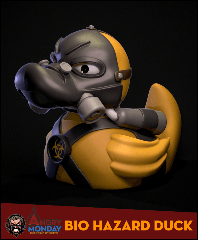 Biohazard Duck 3d model