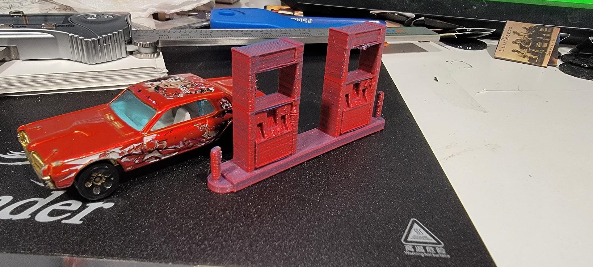 1:64 Gas Island v1 - Hot Wheels and Matchbox 3d model