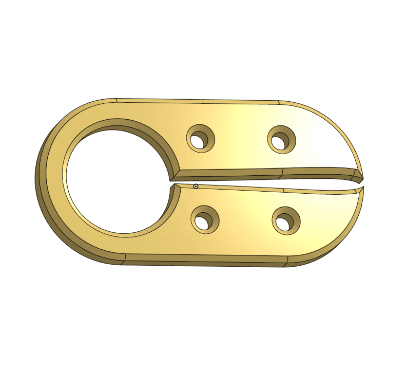 3D Printing Filament Clip 3d model