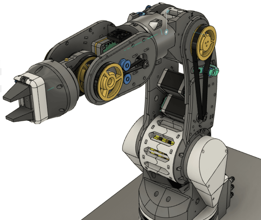 Arctos 3D printed robotic arm v0.13.step 3d model