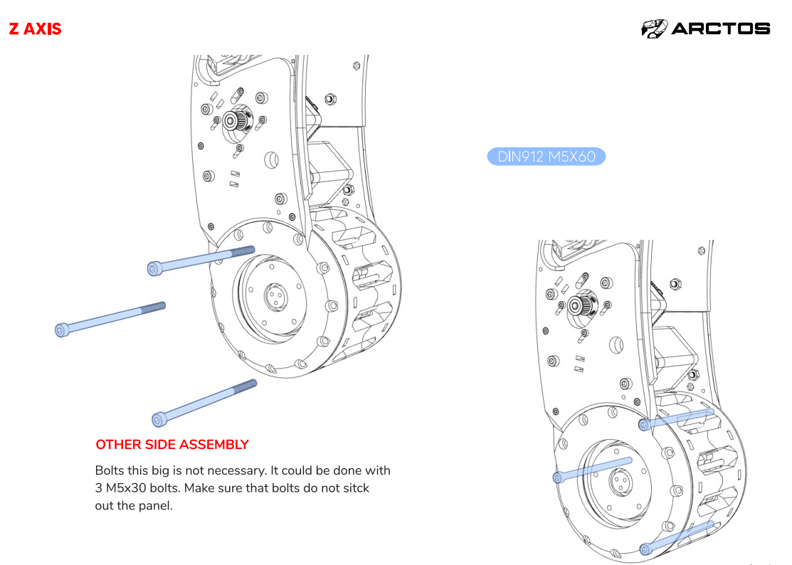 Arctos 3D printed robotic arm v0.13.step 3d model