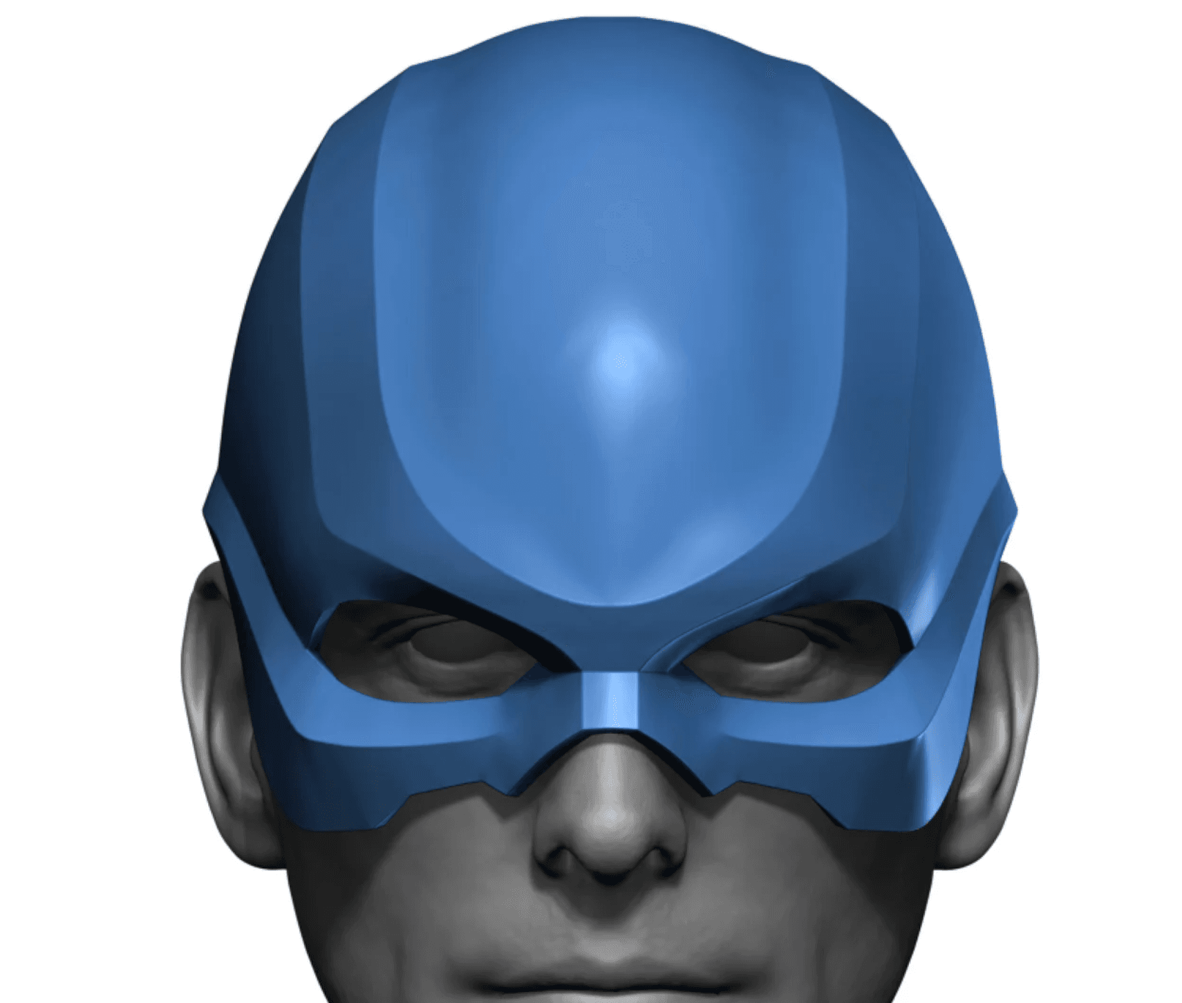 Standard Super Hero Helmet 3d model