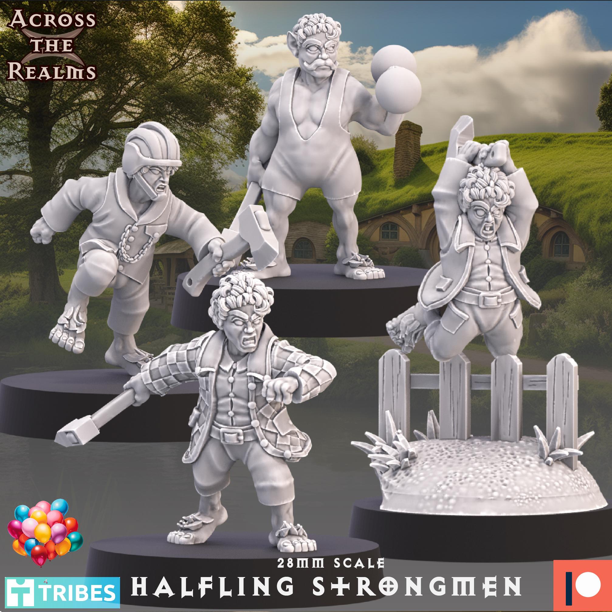 Halfling Strongman 2.stl 3d model