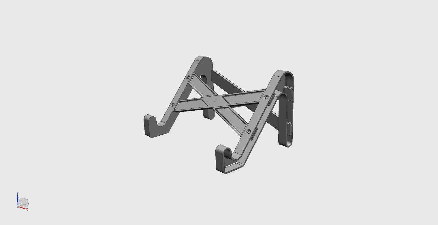 LAPTOP DESK STAND 3d model