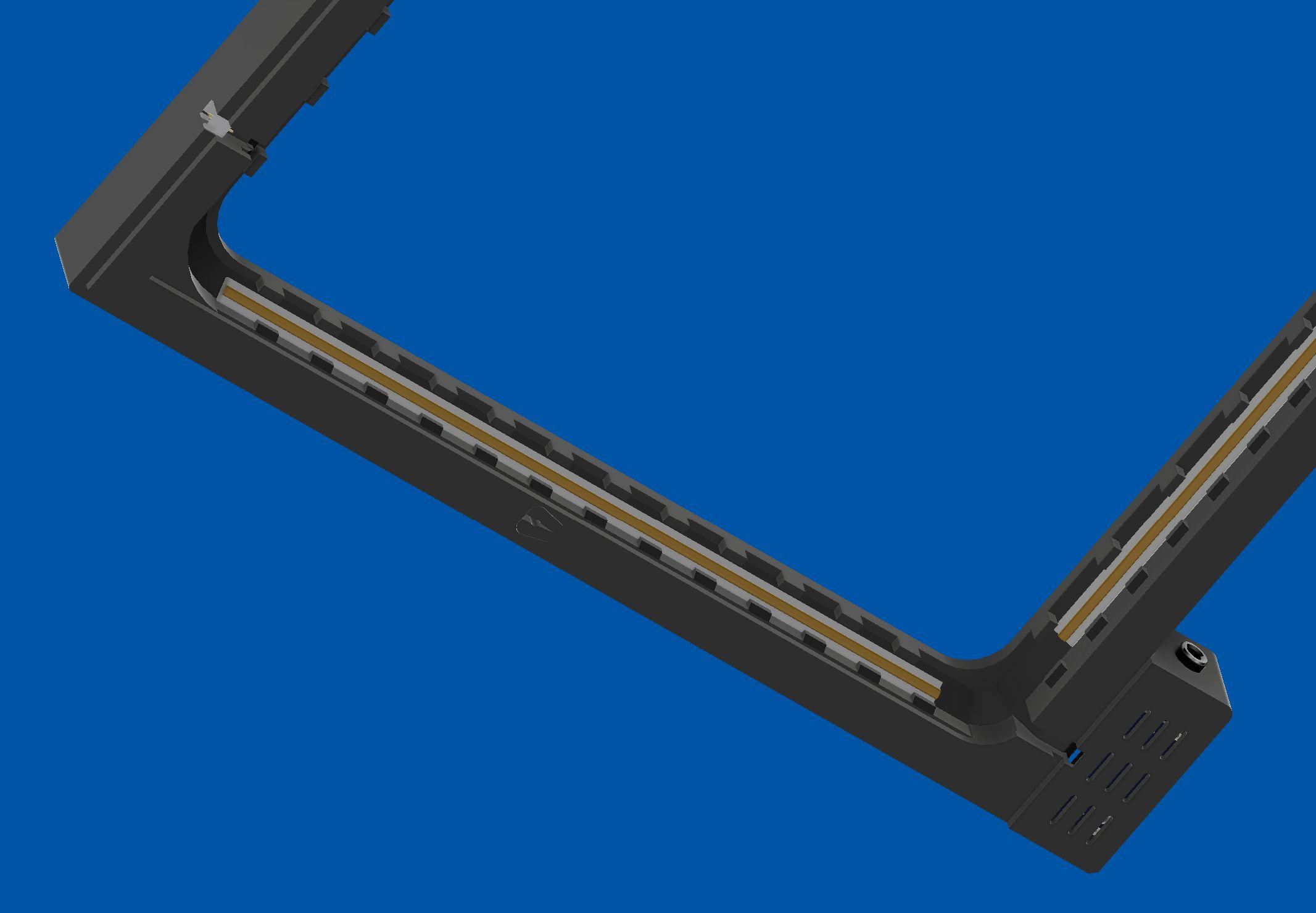 X1C Adjustable Lighting Unit Riser 3d model