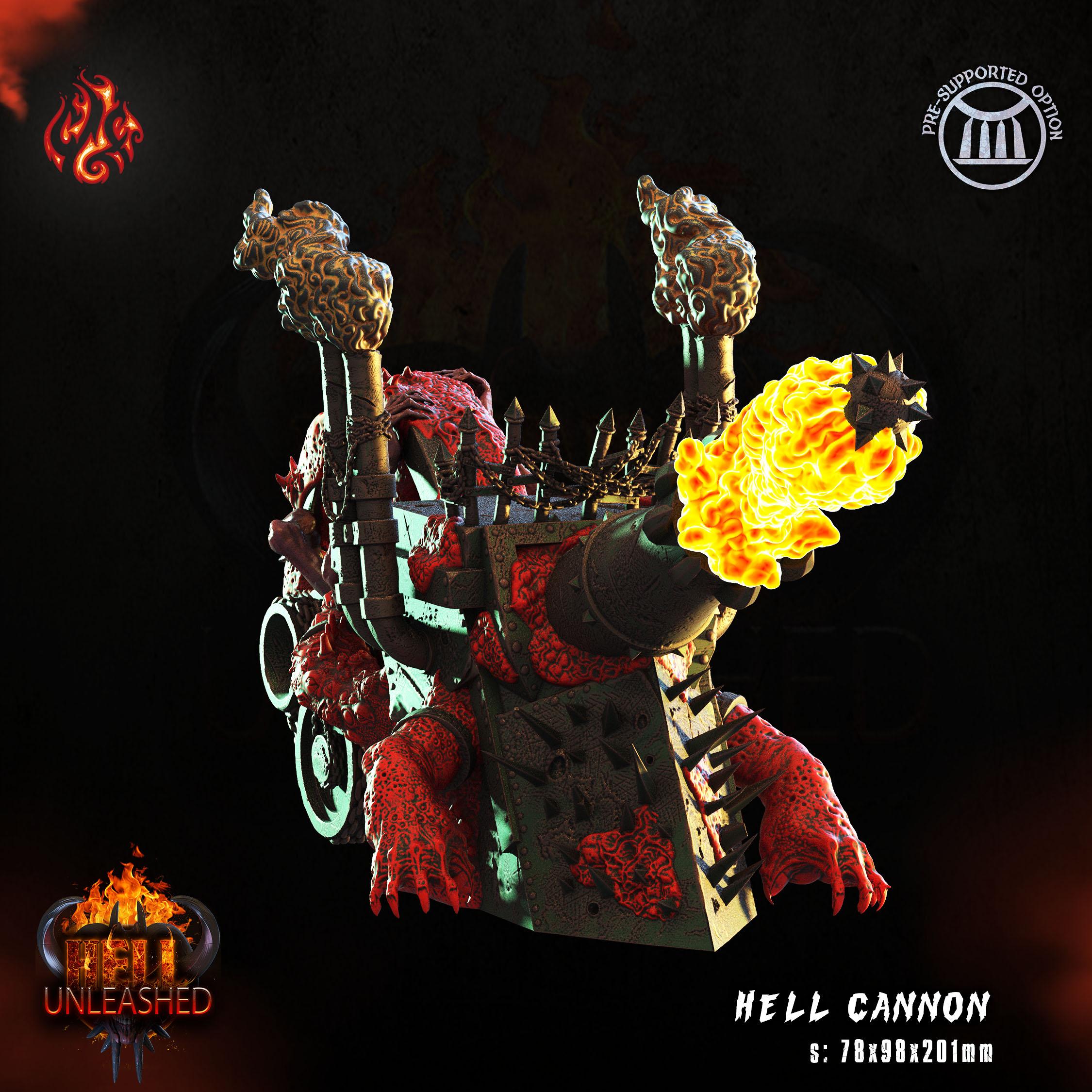 Hell Cannon 3d model