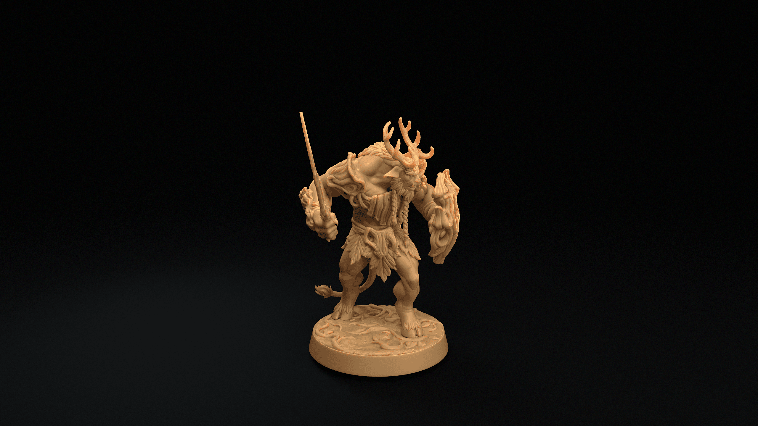 Forestfolk with Swords 3d model