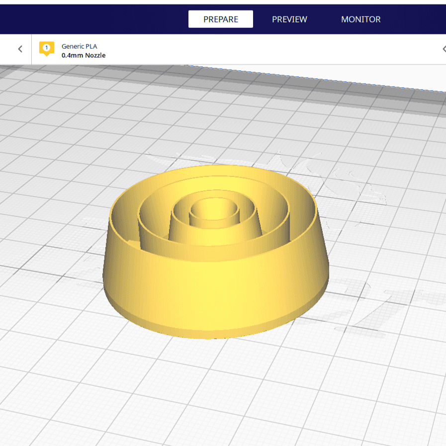 Sharp edge poilymer clay cutter ''4 circles'' 3d model