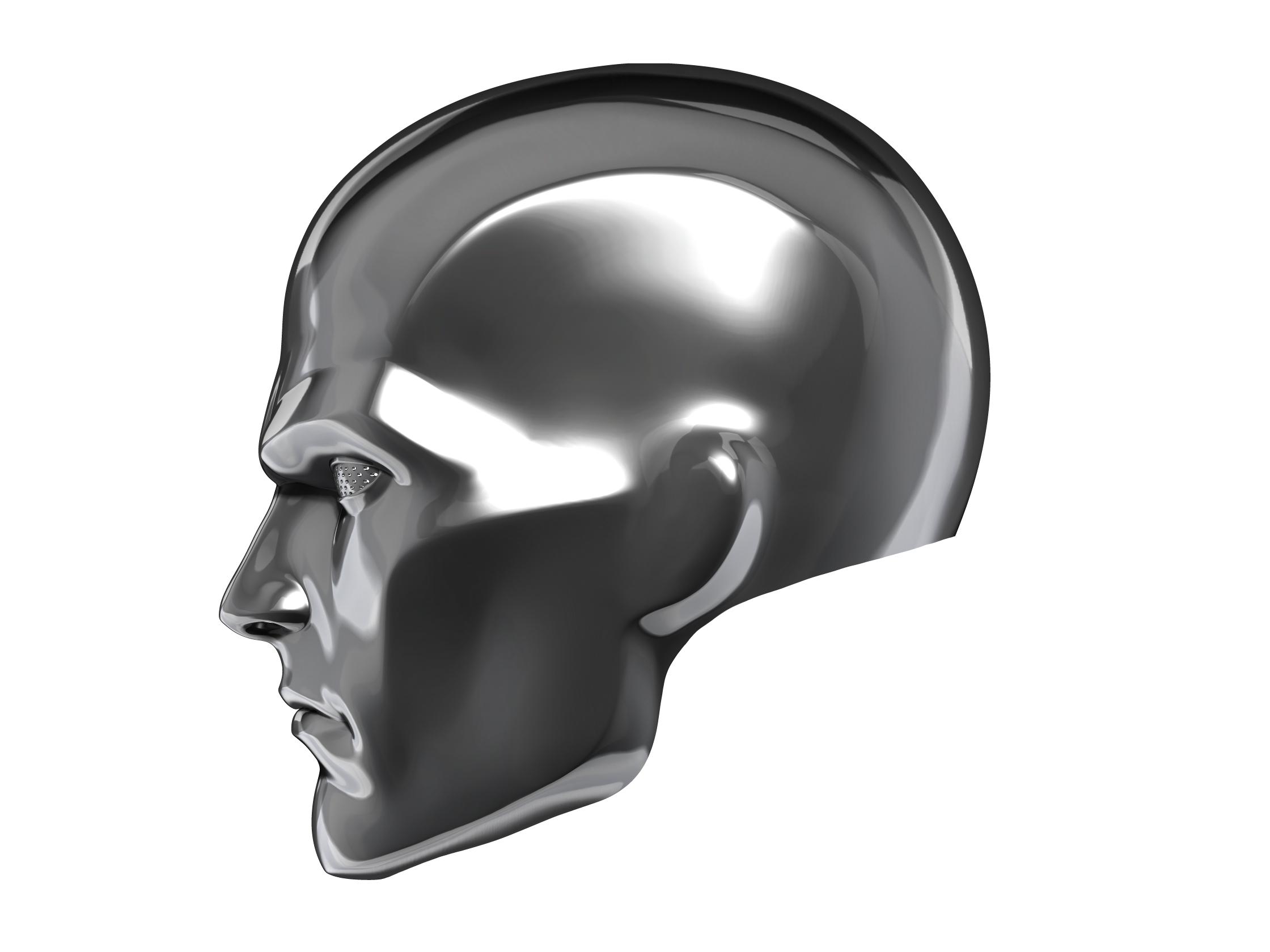 Silver Surfer Mask 3d model