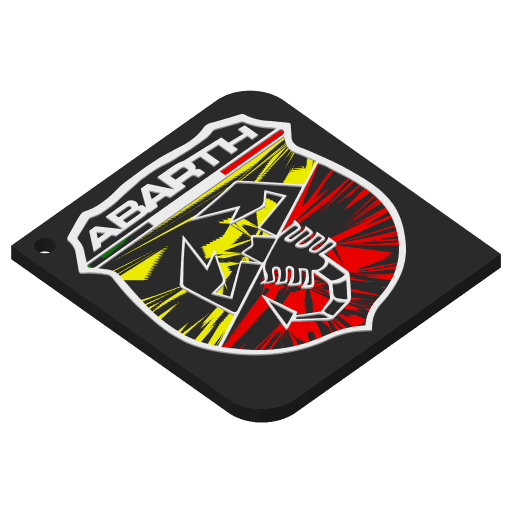 Keychain: Abarth I 3d model