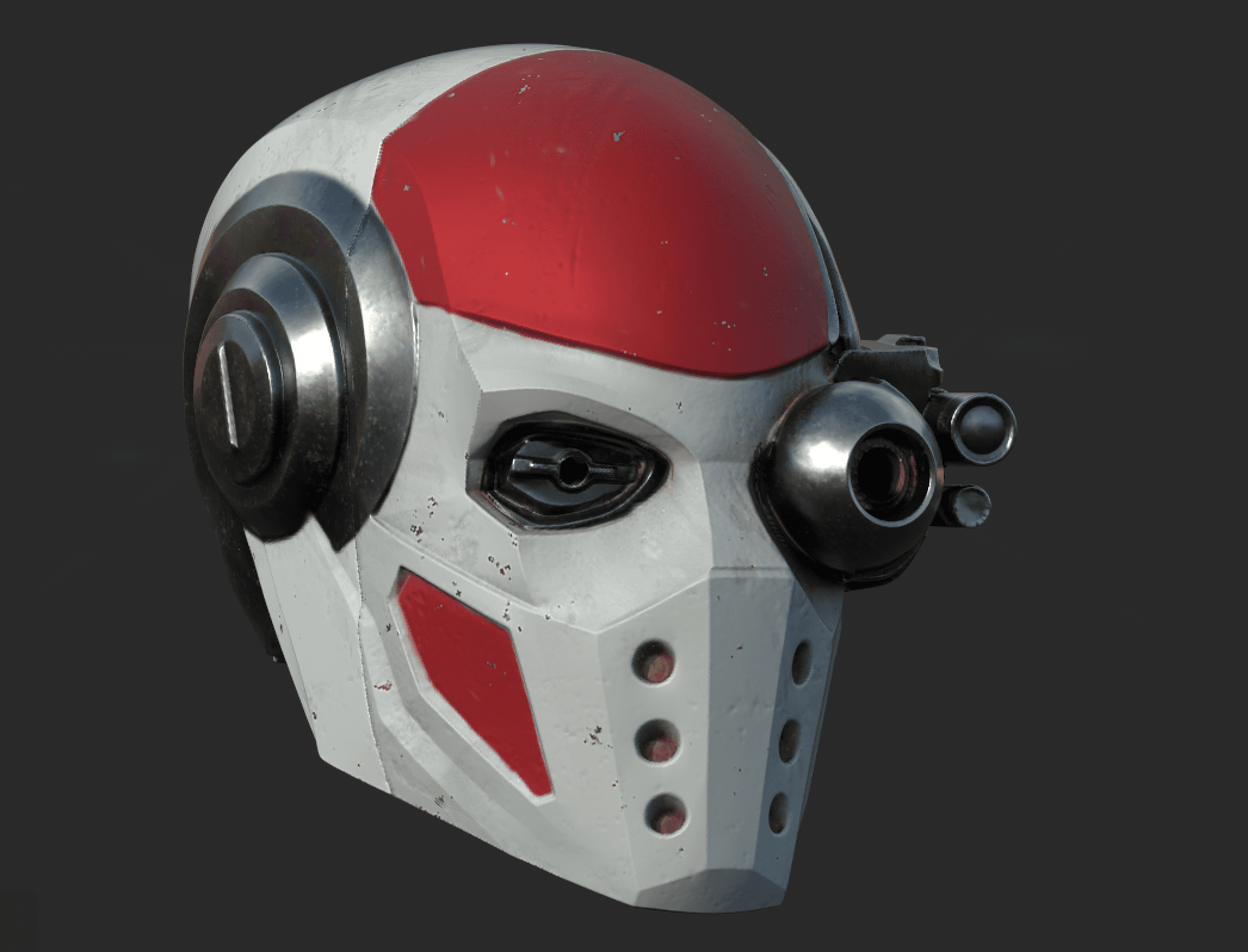 DC Dead Shot helmet cowl mask 3d model