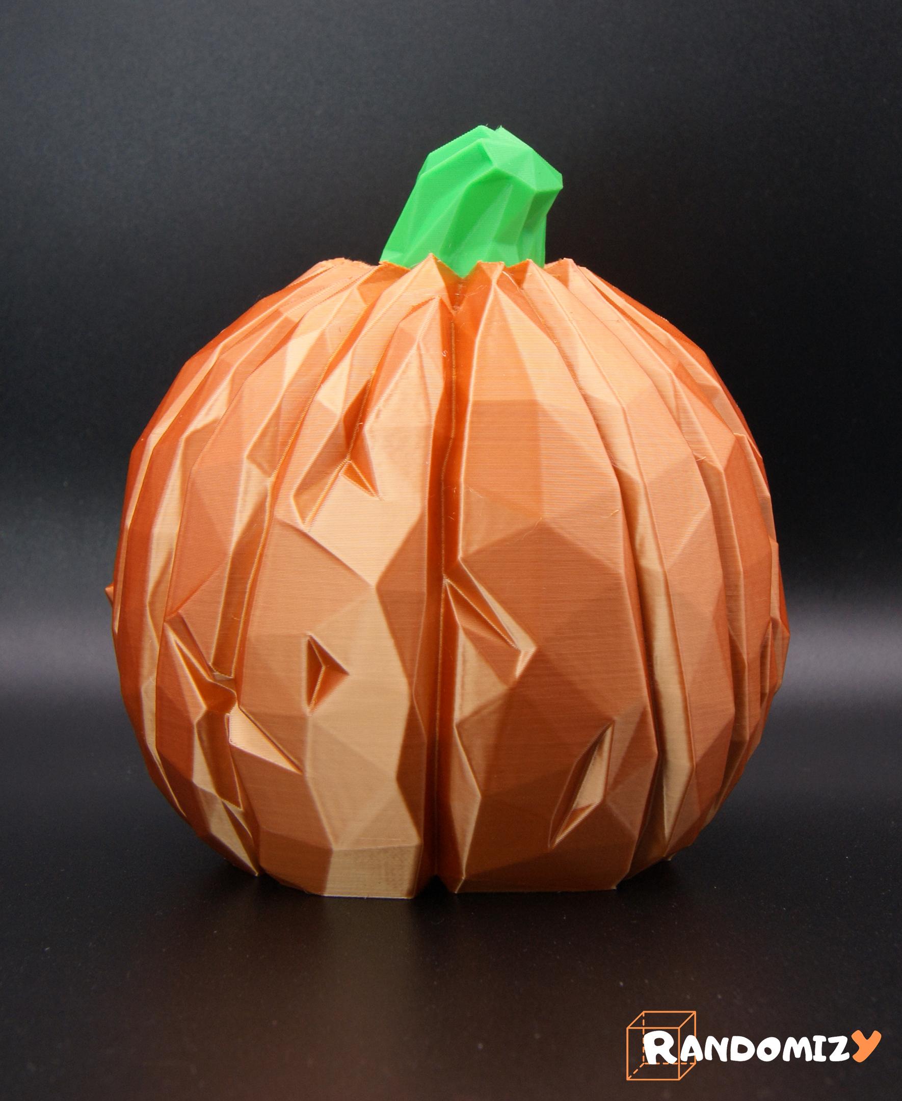 Pumpkin Skull - Low Poly 3d model