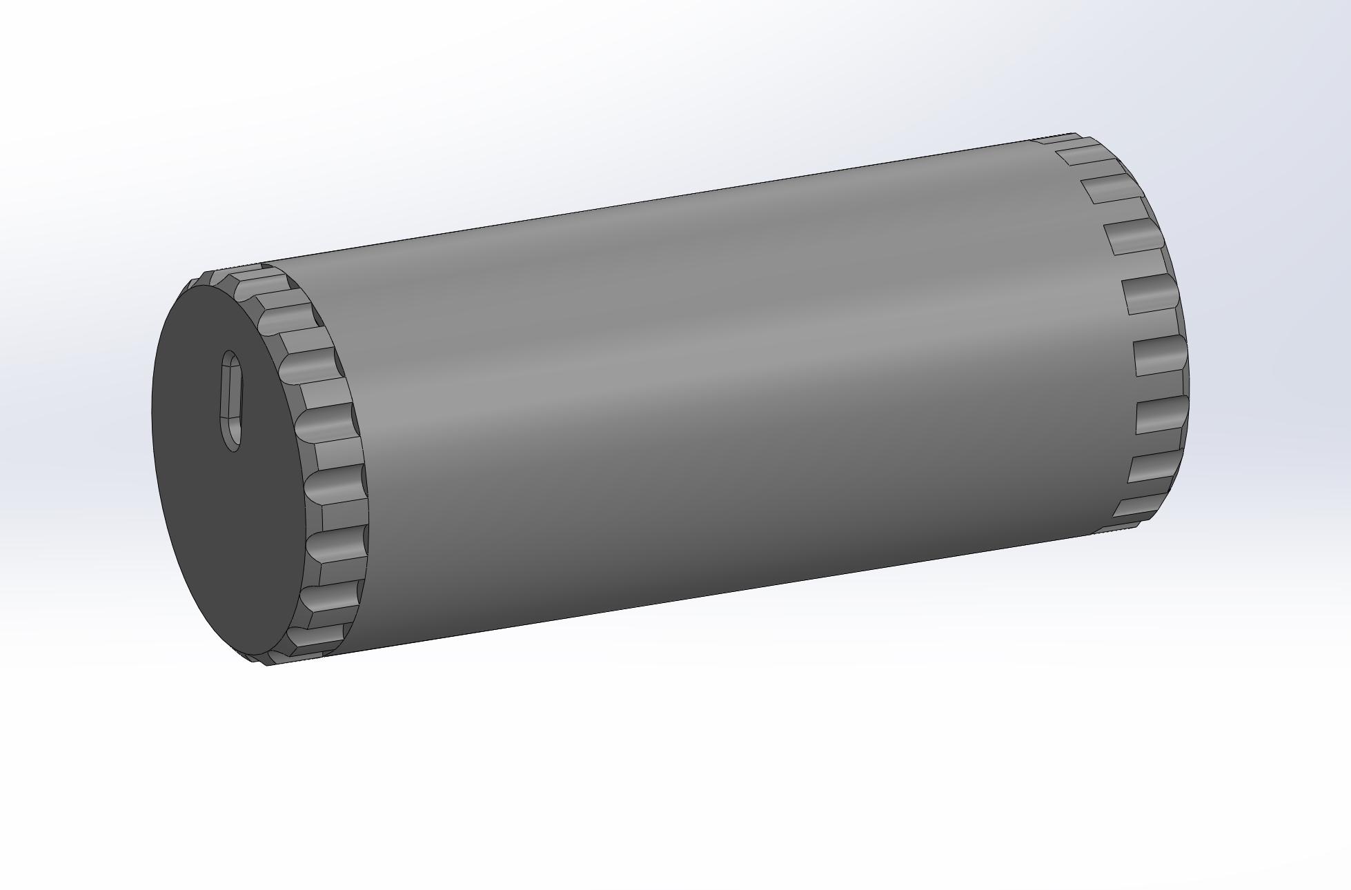 CR2450 Battery Case 3d model