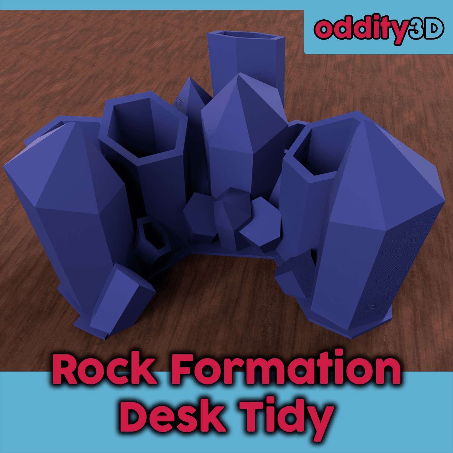 Rock Formation Desk Tidy Organiser  3d model