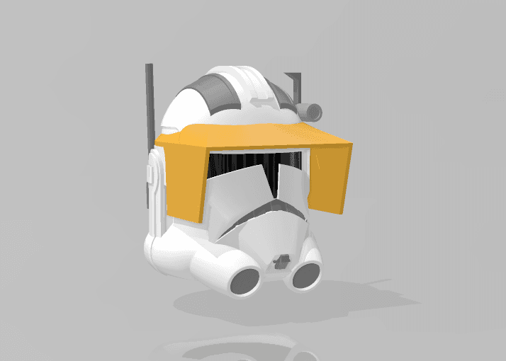 Animated Commander Cody Helmet 3d model