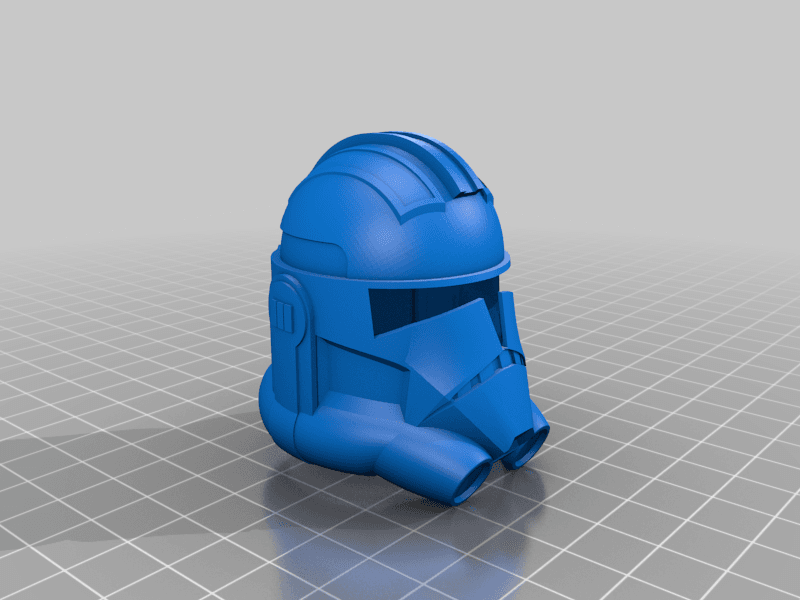 Animated Commander Cody Helmet 3d model