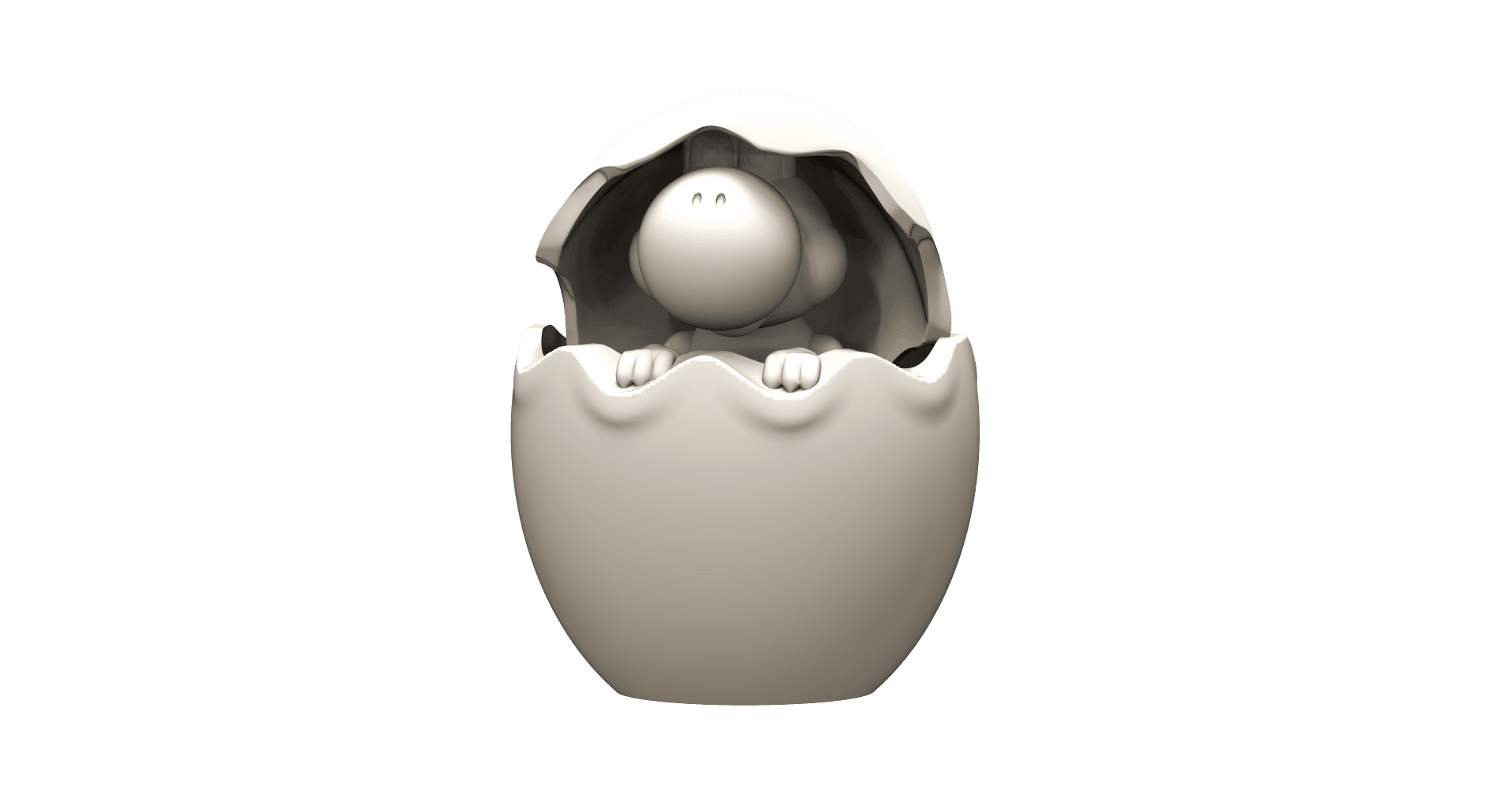 Yoshi Easter Egg 3d model