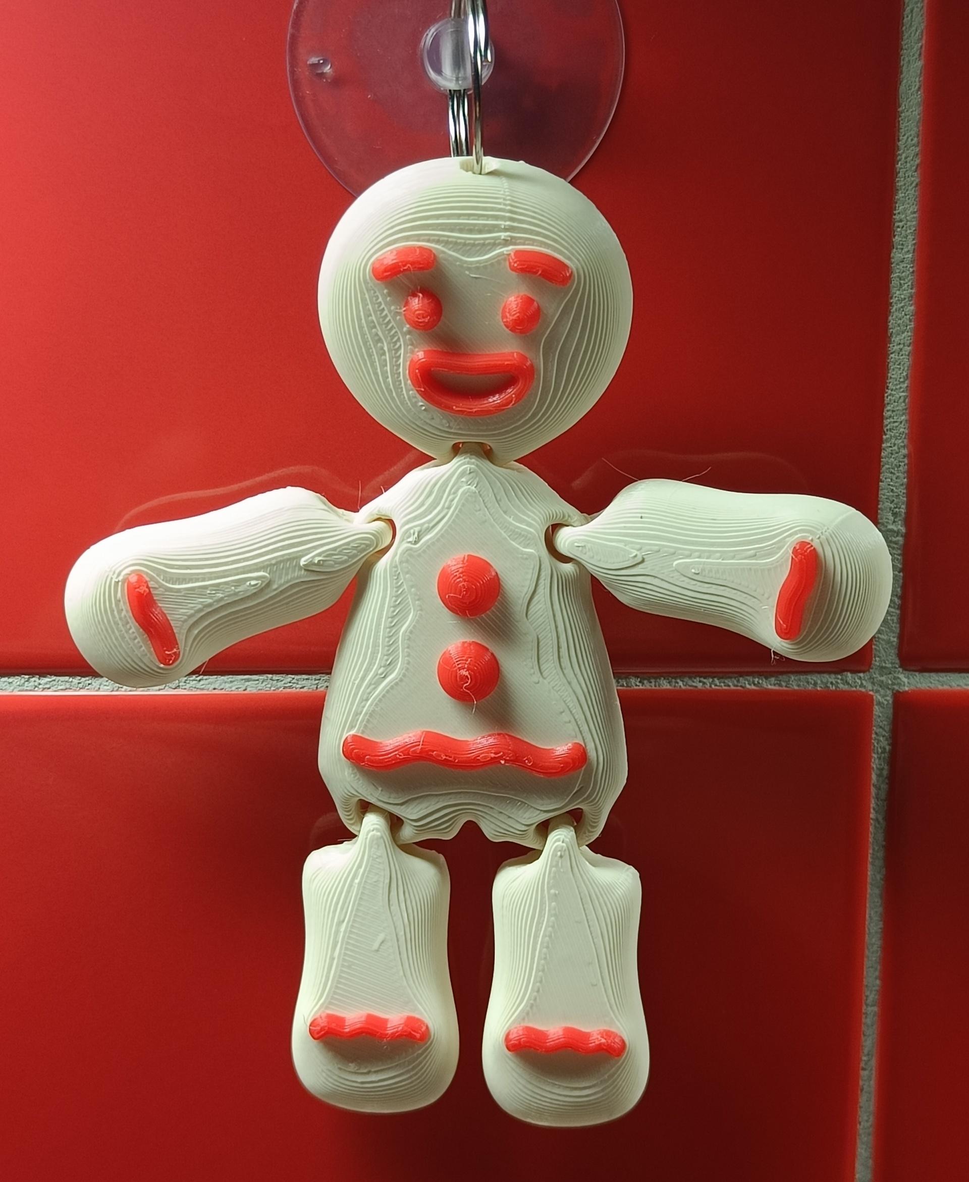 Flexi Gingerbread Man 3d model