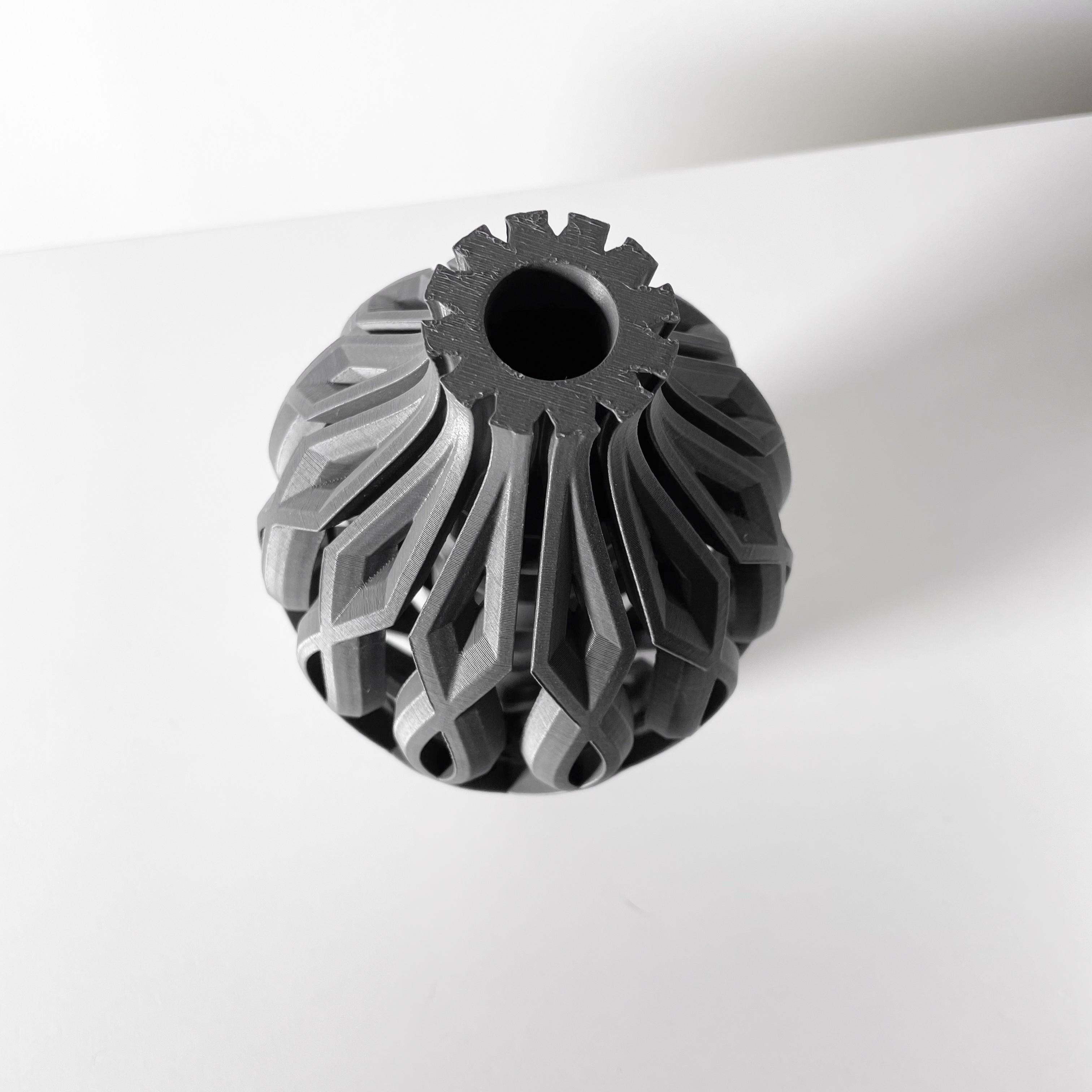 The Vista Vase, Modern and Unique Home Decor for Dried and Preserved Flower Arrangement  | STL File 3d model