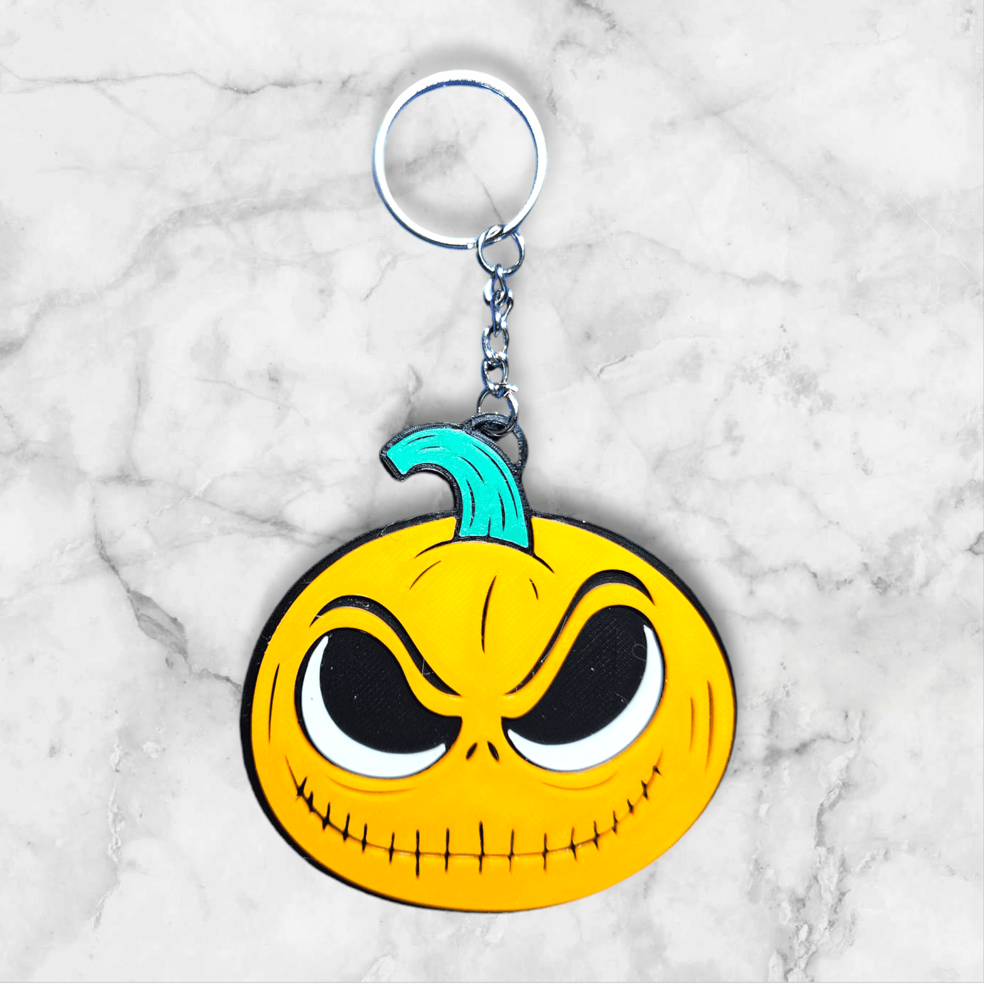 Jack Skellington Pumpkin Halloween Keychain 3d model