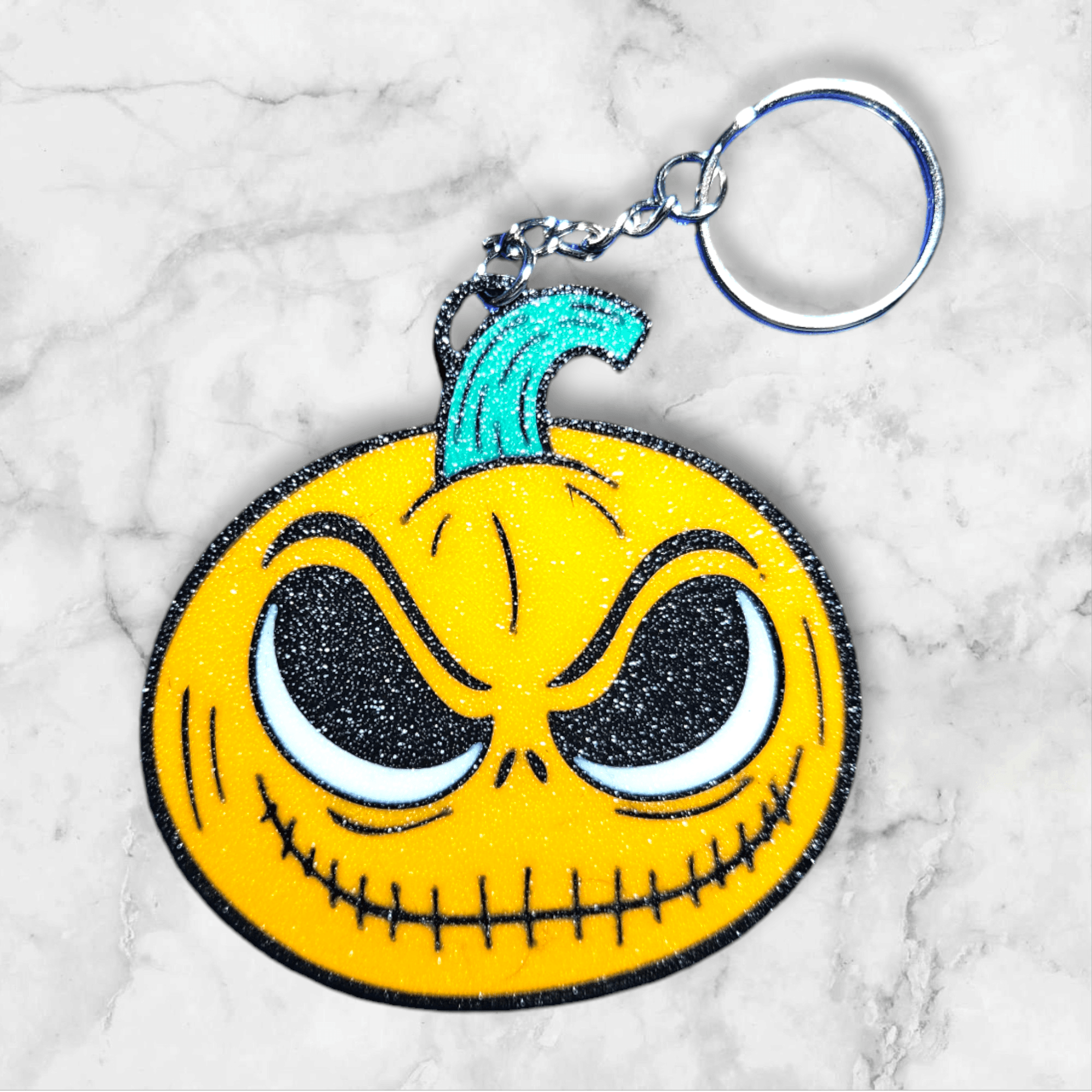 Jack Skellington Pumpkin Halloween Keychain 3d model