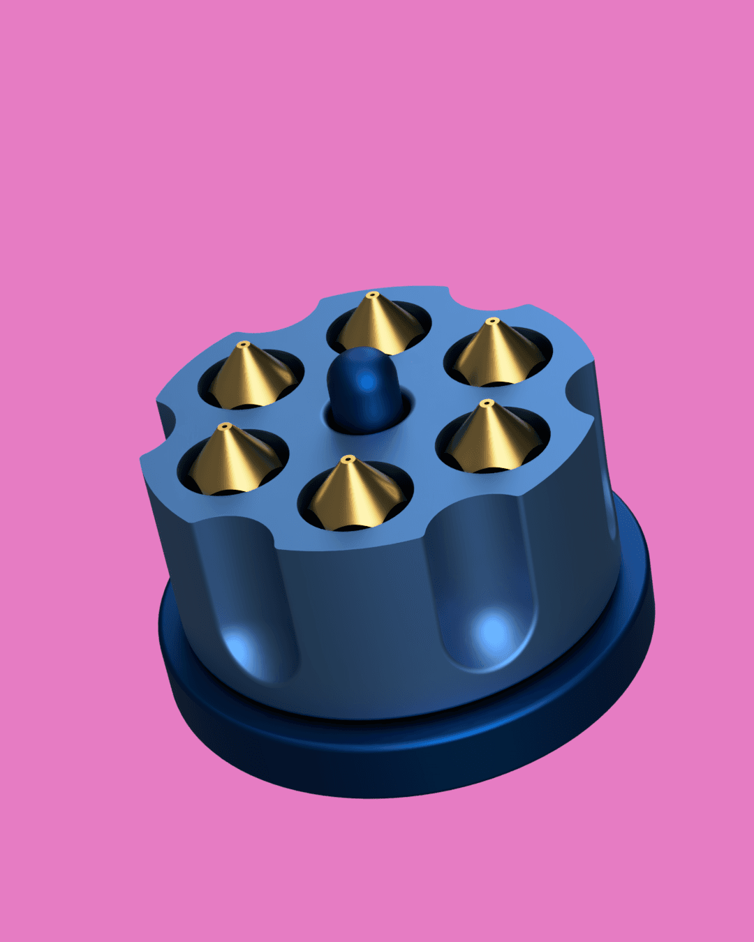 Nozzle revolver 3d model