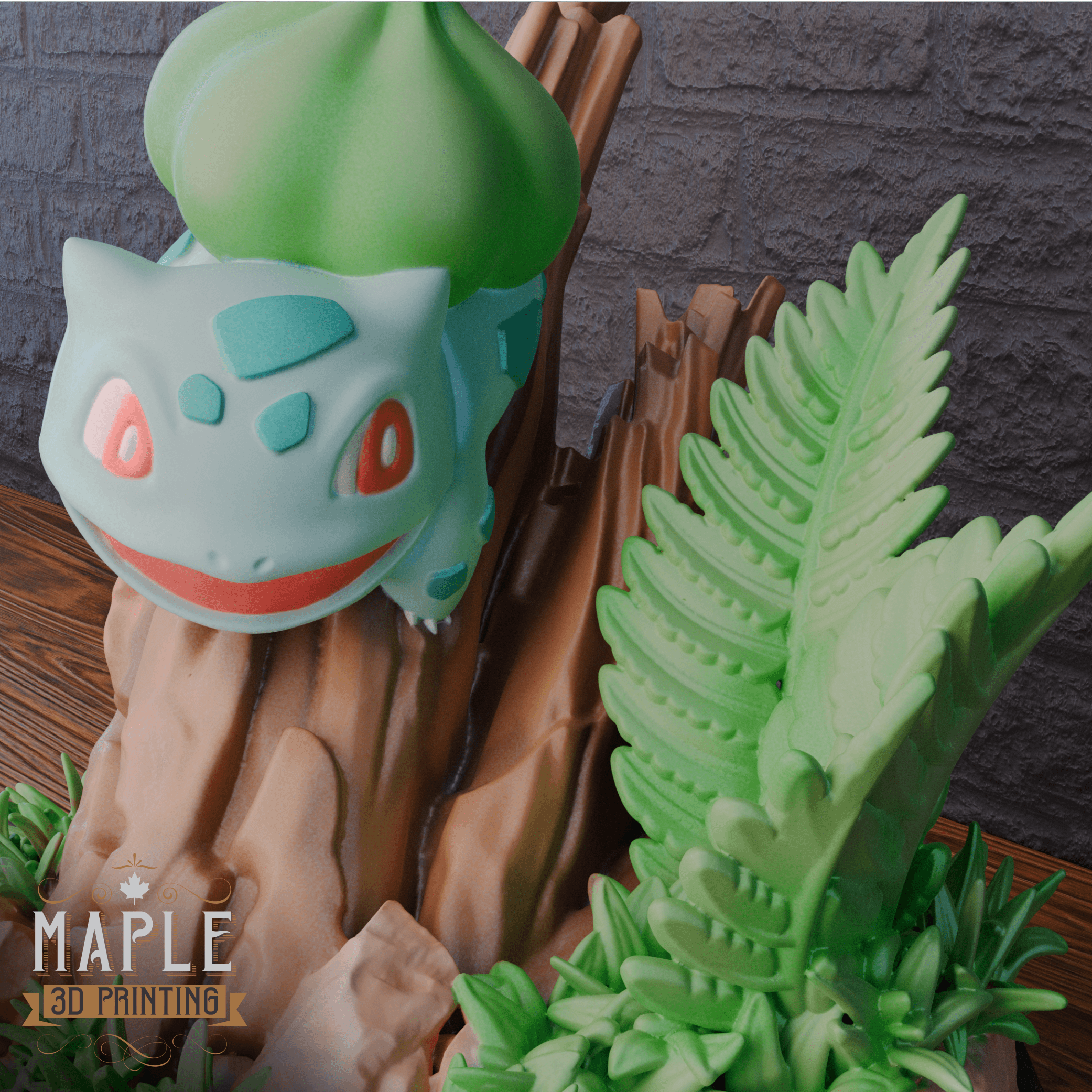 Bulbasaur Diorama - Pokemon 3d model