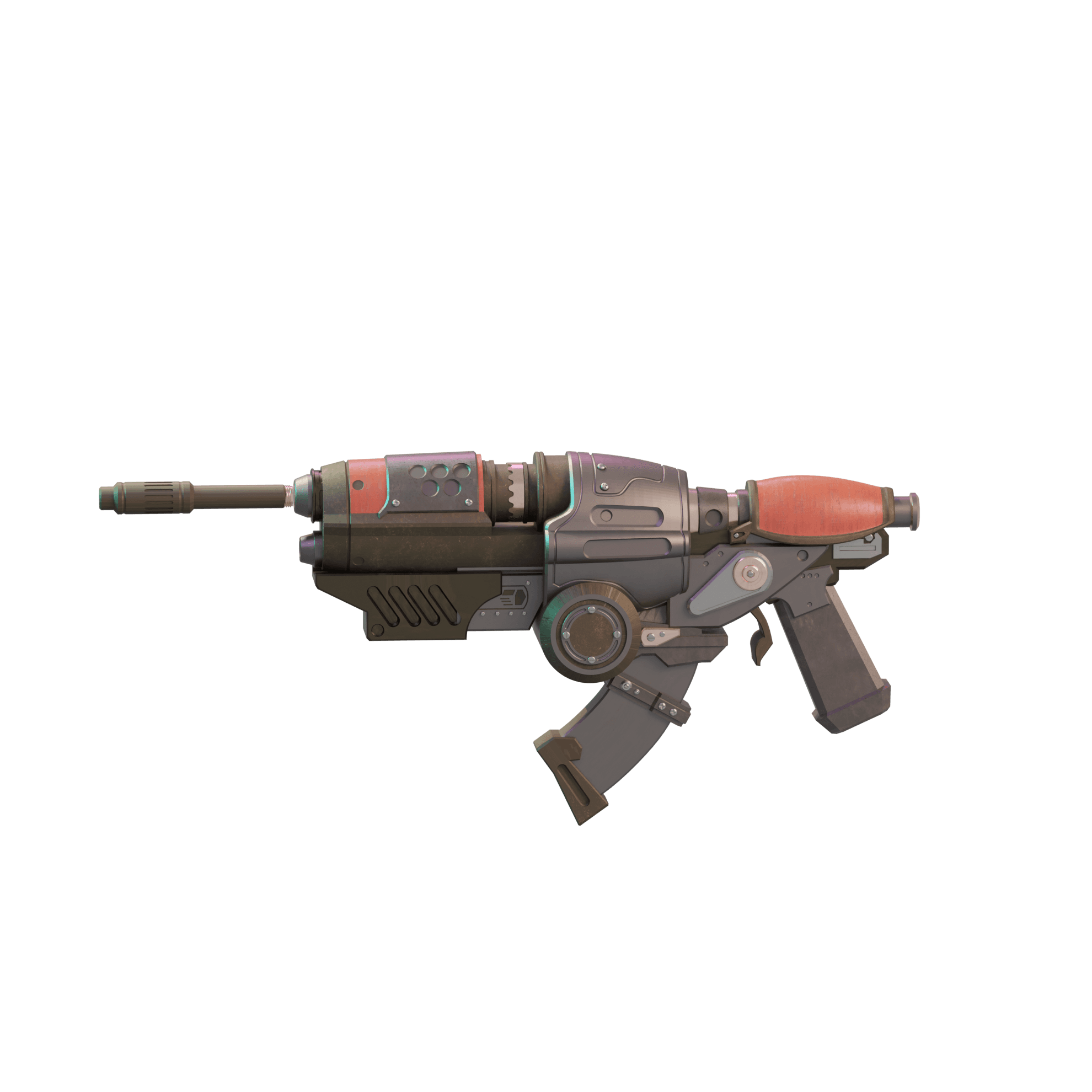 Hammer Burst Rifle Gears of War 3d model