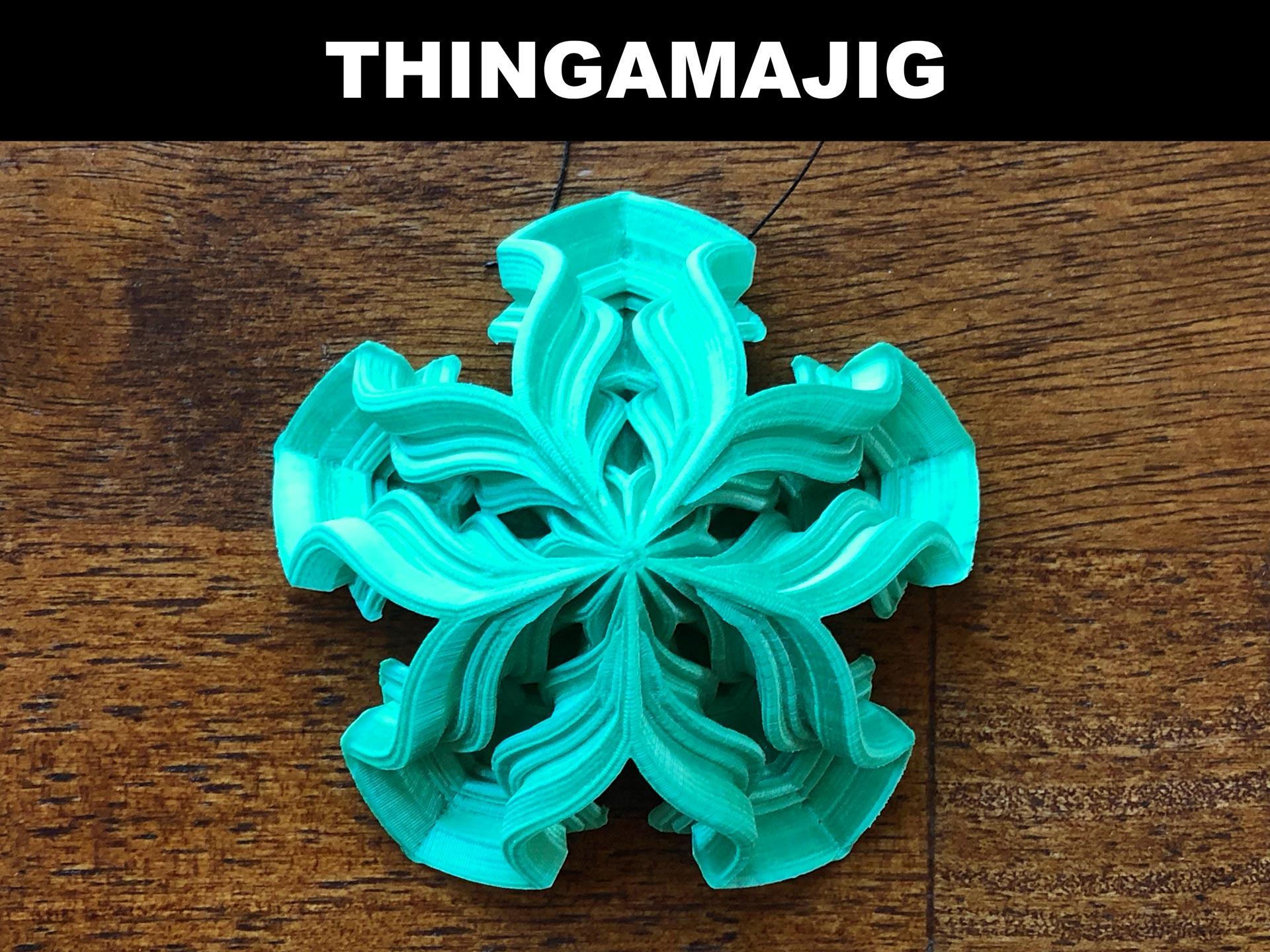 Thingamajig Ornament Suncatcher 3d model