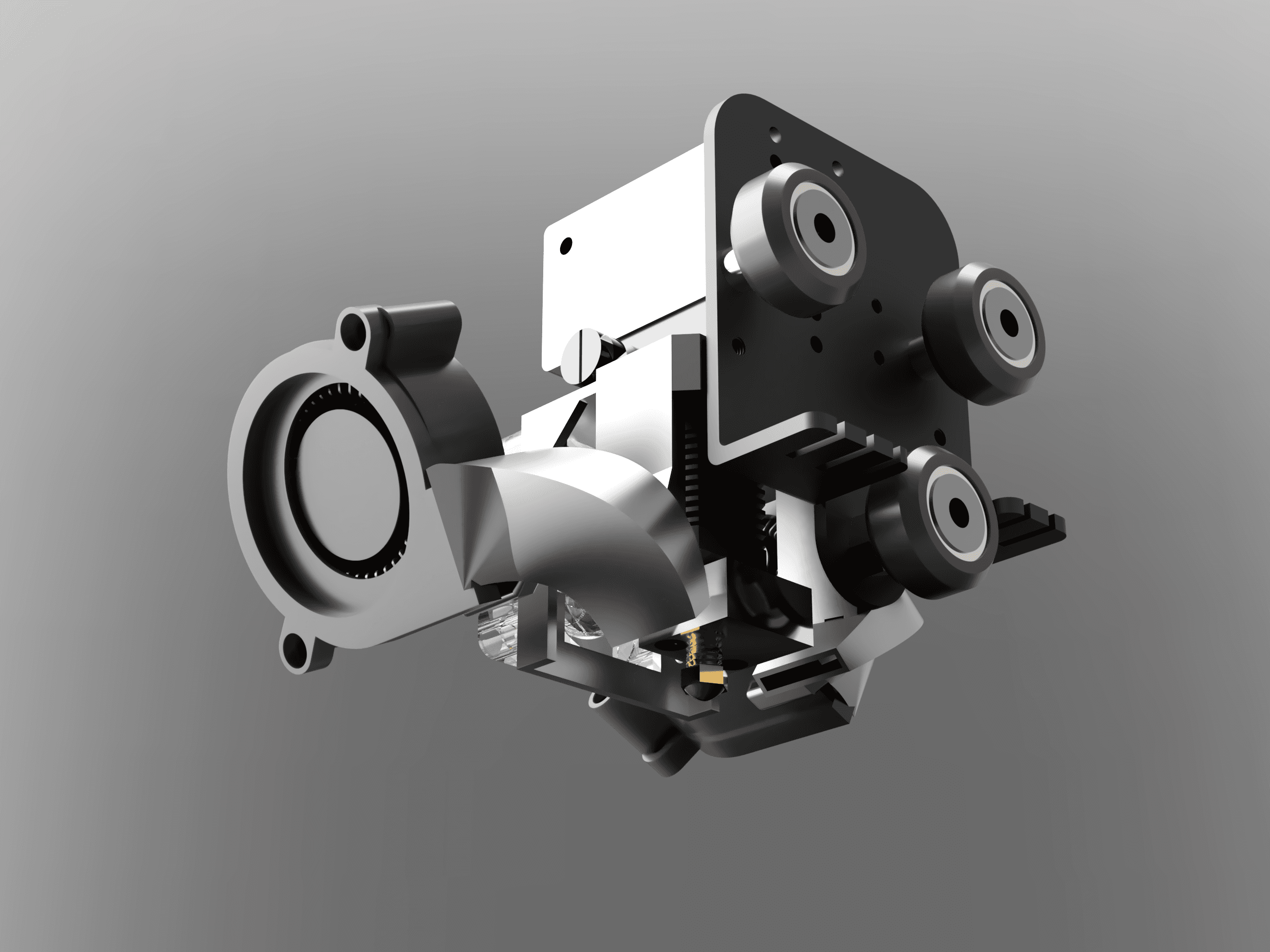 Cooling Duct for Creality EFIT Extruder 3d model