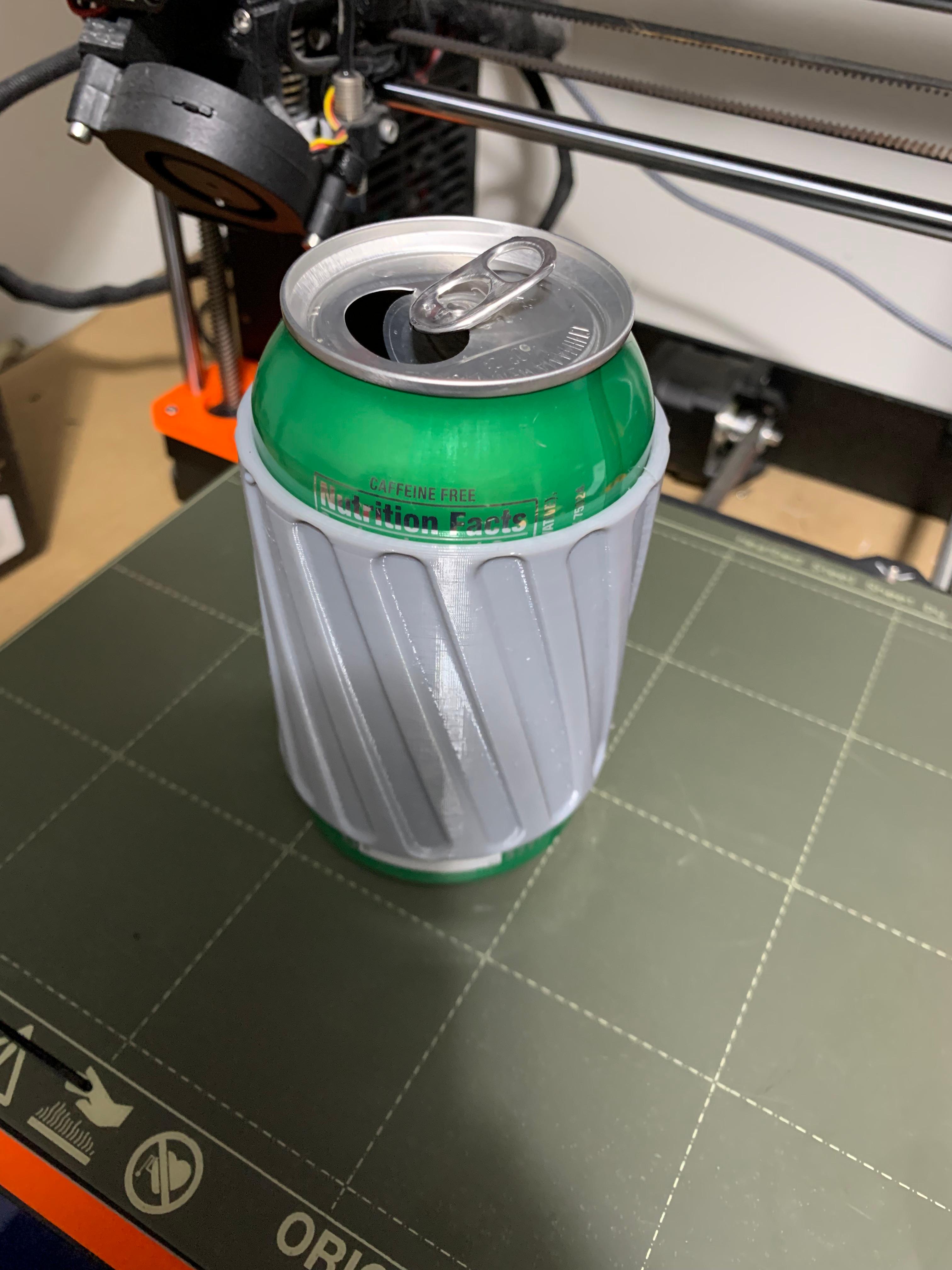 spiral slot Koozie (66mm) 3d model