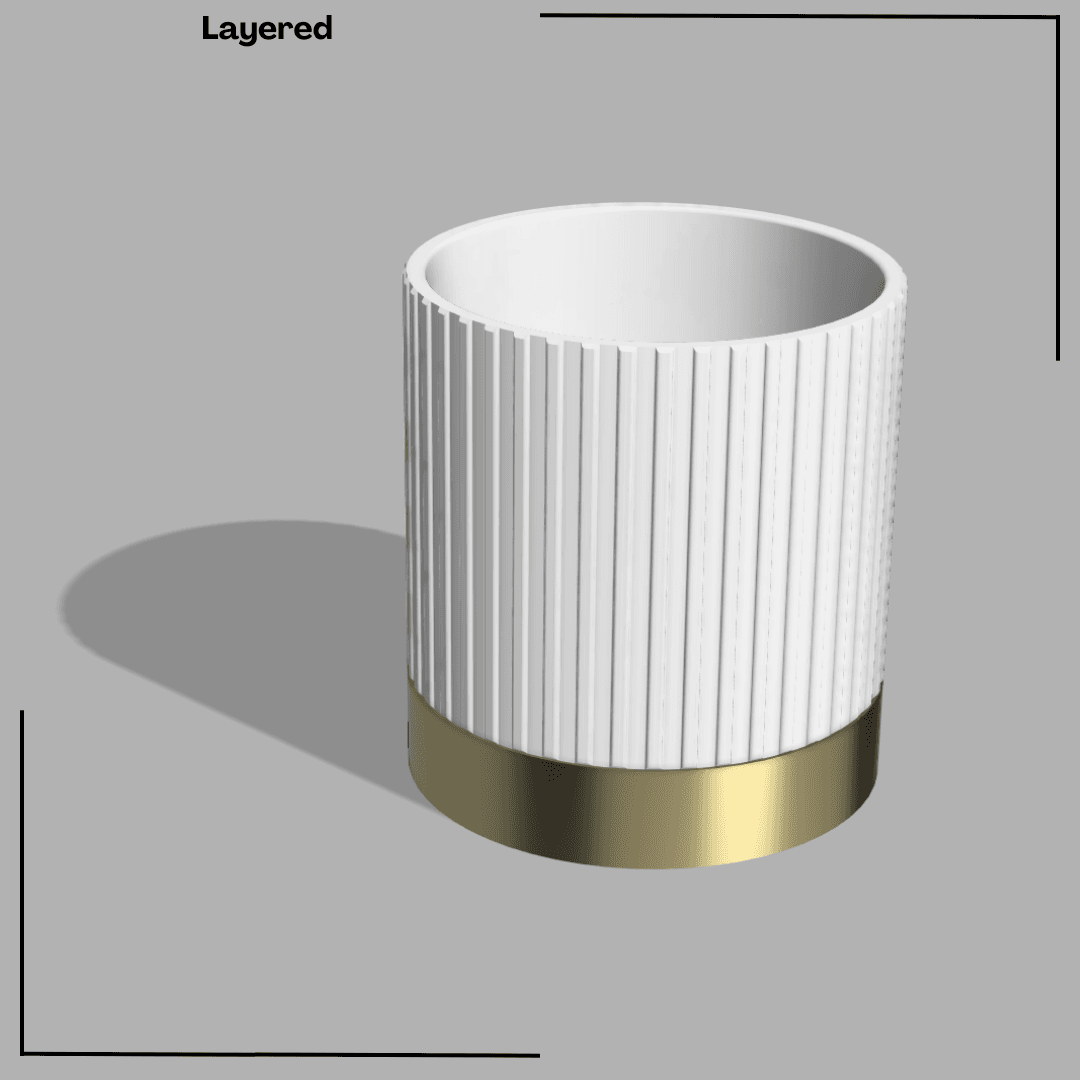 Layered Planter / Vase 3d model