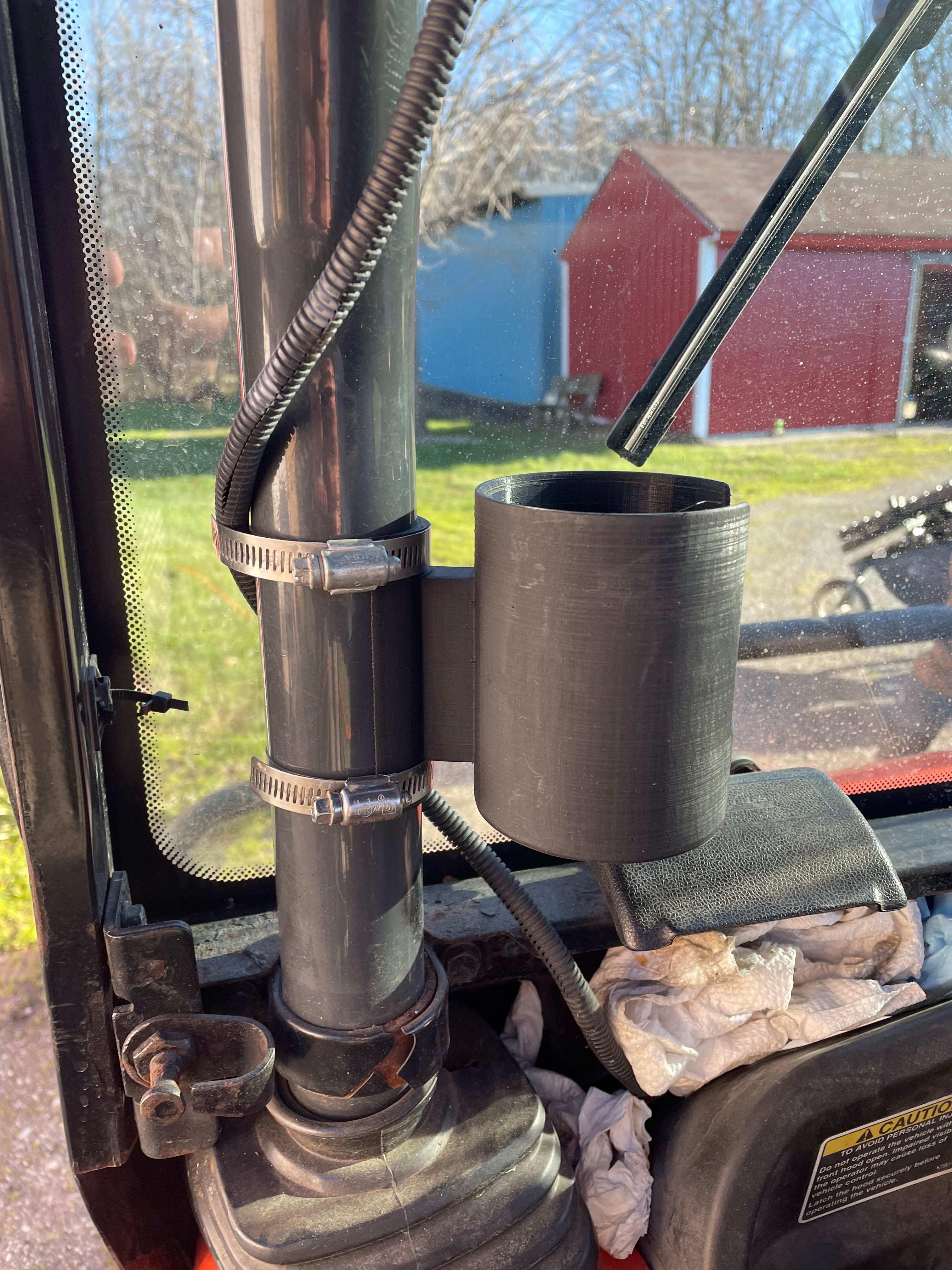 UTV Rollbar Cup Holder 3d model