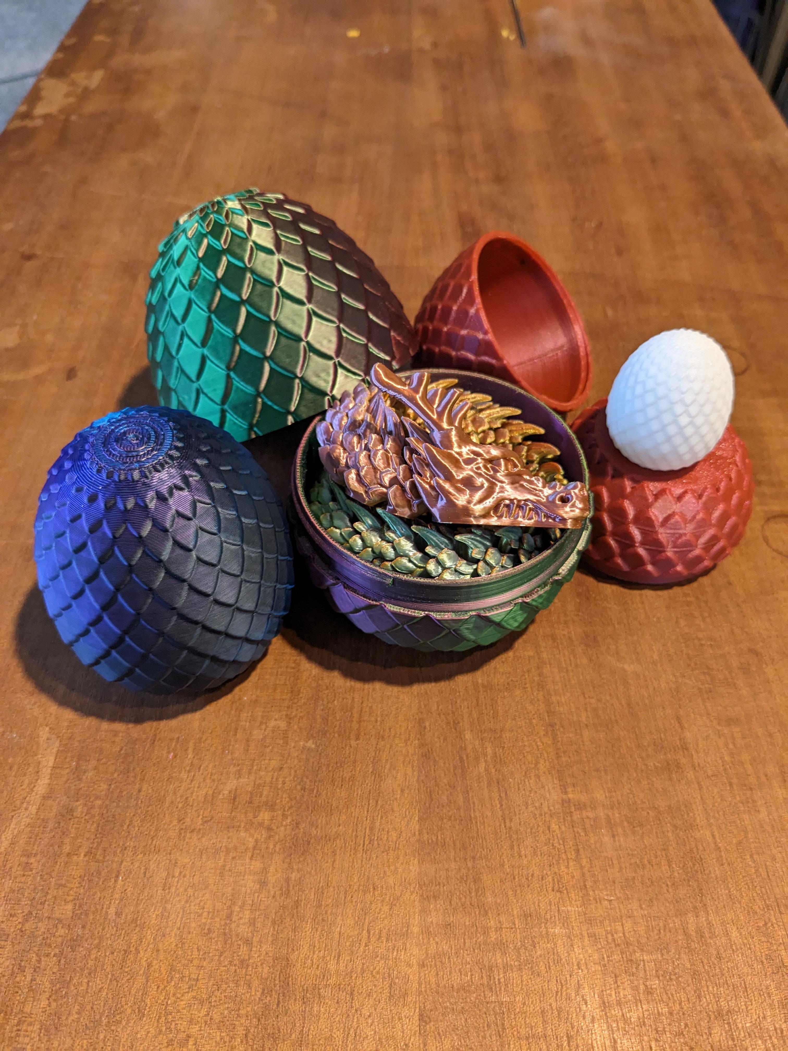 New and Improved Threaded Dragon Egg 3d model