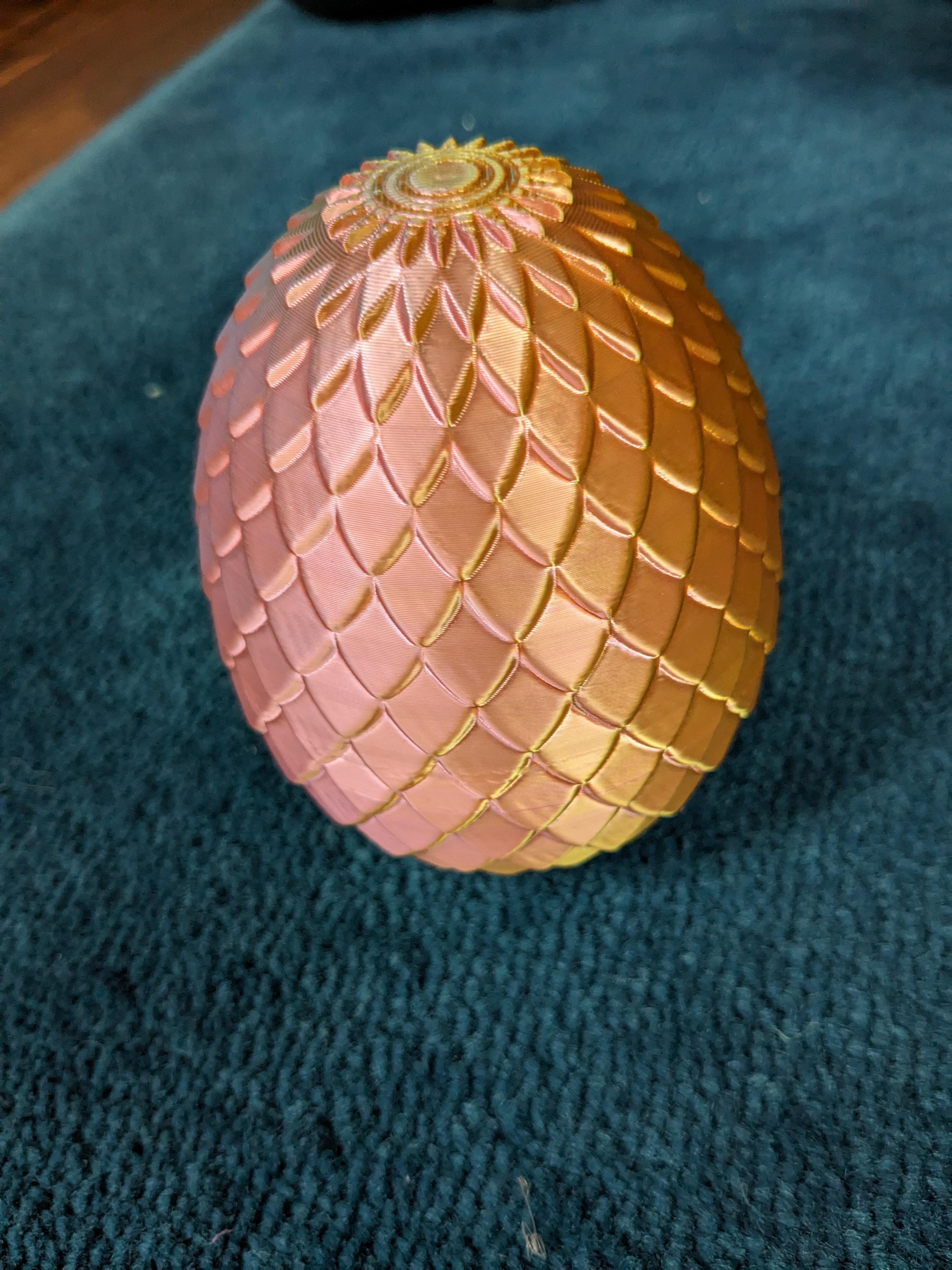 New and Improved Threaded Dragon Egg 3d model