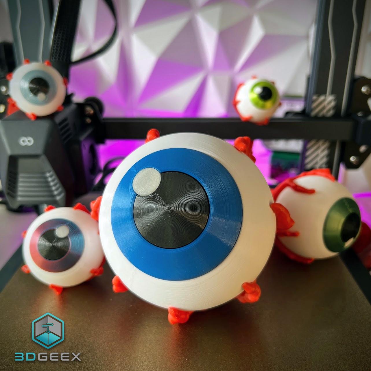 Ripped-Out Articulated Eyeballs 3d model