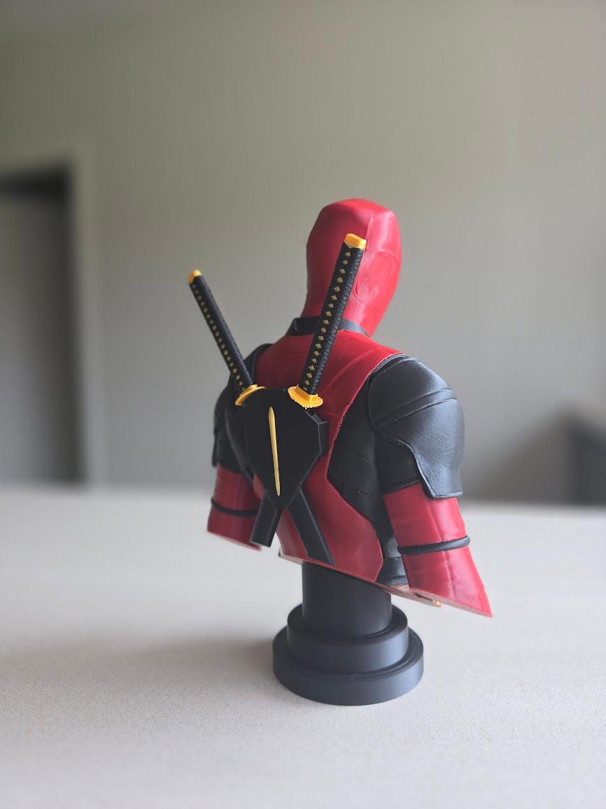 Deadpool bust (Pre-Supported) 3d model