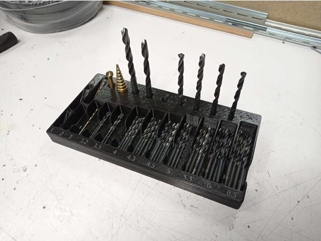 Drill Bit Organizer 3d model