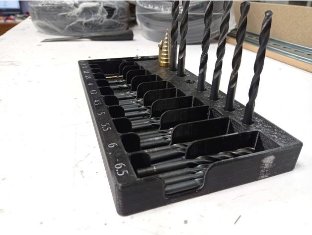 Drill Bit Organizer 3d model