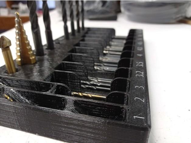 Drill Bit Organizer 3d model