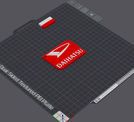 Keychain: Daihatsu I 3d model