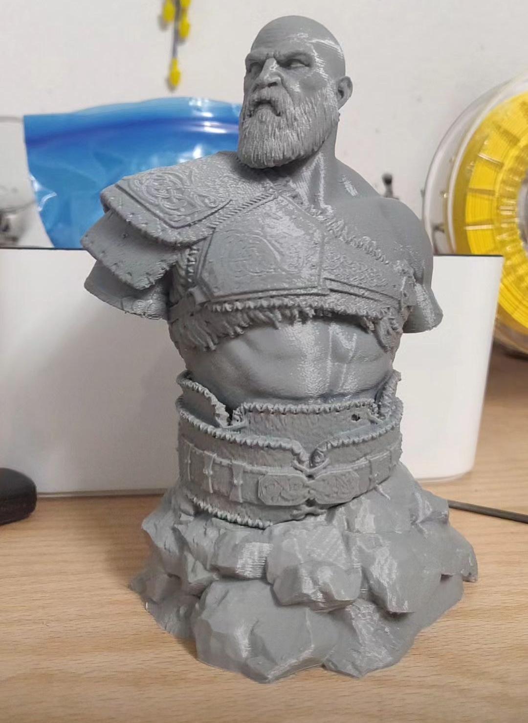 Kratos Bust - God of War Ragnarok 3d model